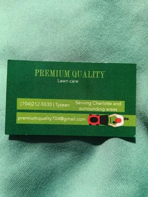 Premium Quality Lawn Care Logo