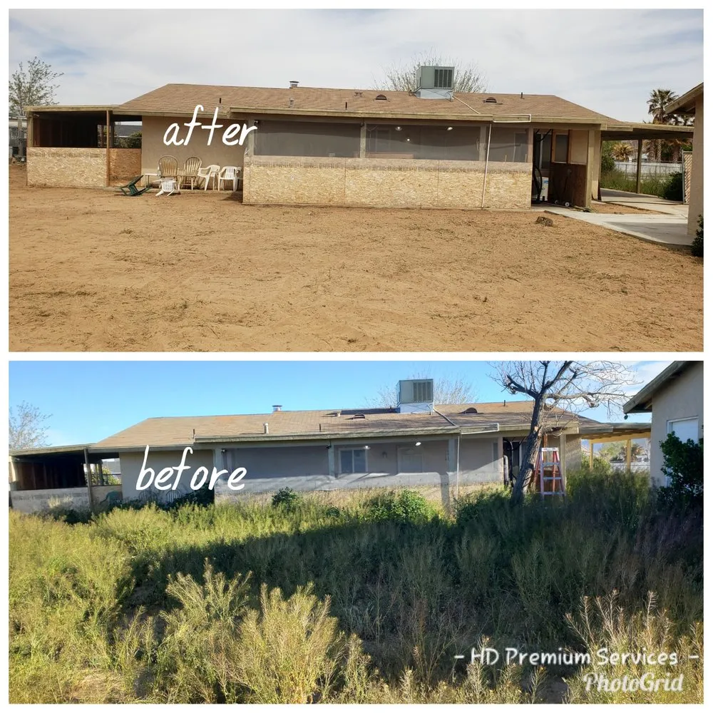 Local outdoor landscaping in Victorville, CA by Premium Services