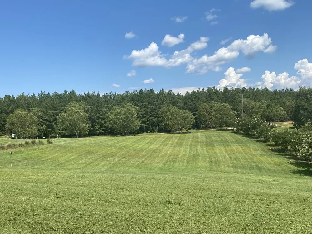 Professional landscape installation with custom design in Prosperity, SC by Presidential Lawn Care