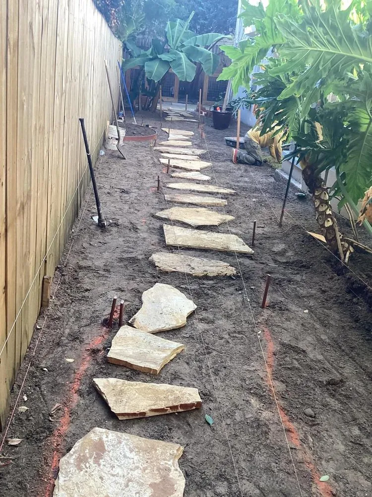 Custom garden landscaping for outdoor upgrades in Harvey, LA by Pressure Washing Fast Solutions