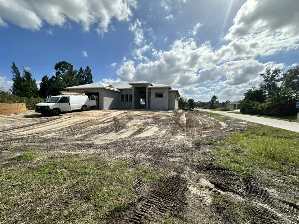 Custom outdoor landscaping in Lehigh Acres, FL by Prestige Earth Works