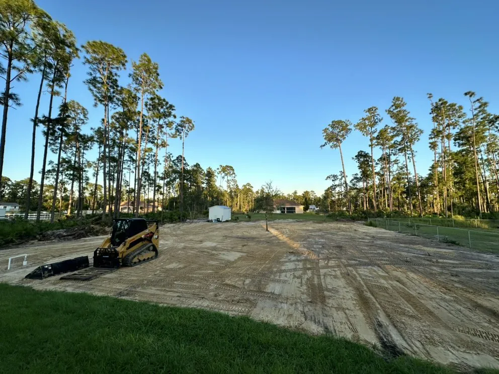 Professional garden landscaping in Lehigh Acres, FL by Prestige Earth Works