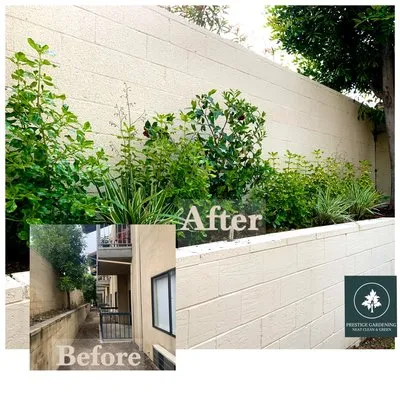 Prestige Gardening Service Logo