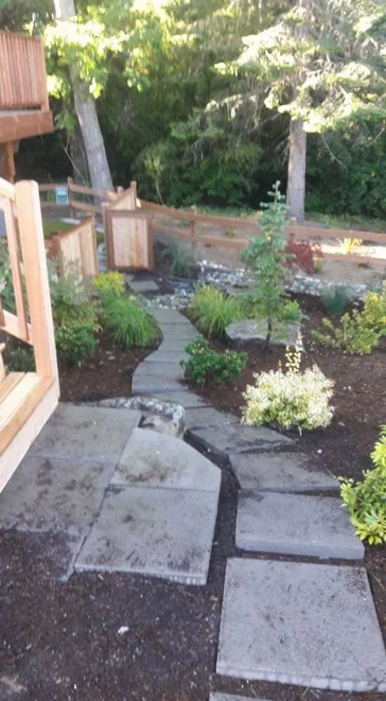 Custom landscape installation near you in Everett, WA by Prestige Gardens