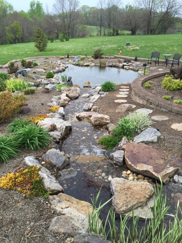 Custom yard maintenance in Warrenton, VA by Prestige Illumination & Ponds