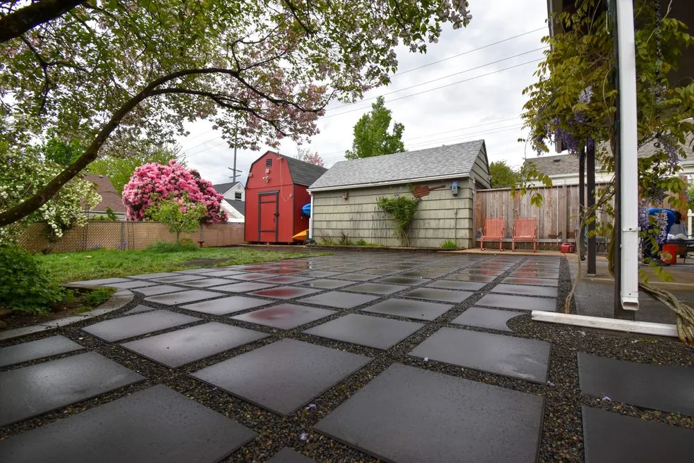 Custom landscape design for year-round maintenance in Portland, OR by Prestige Landscape & Tree Service