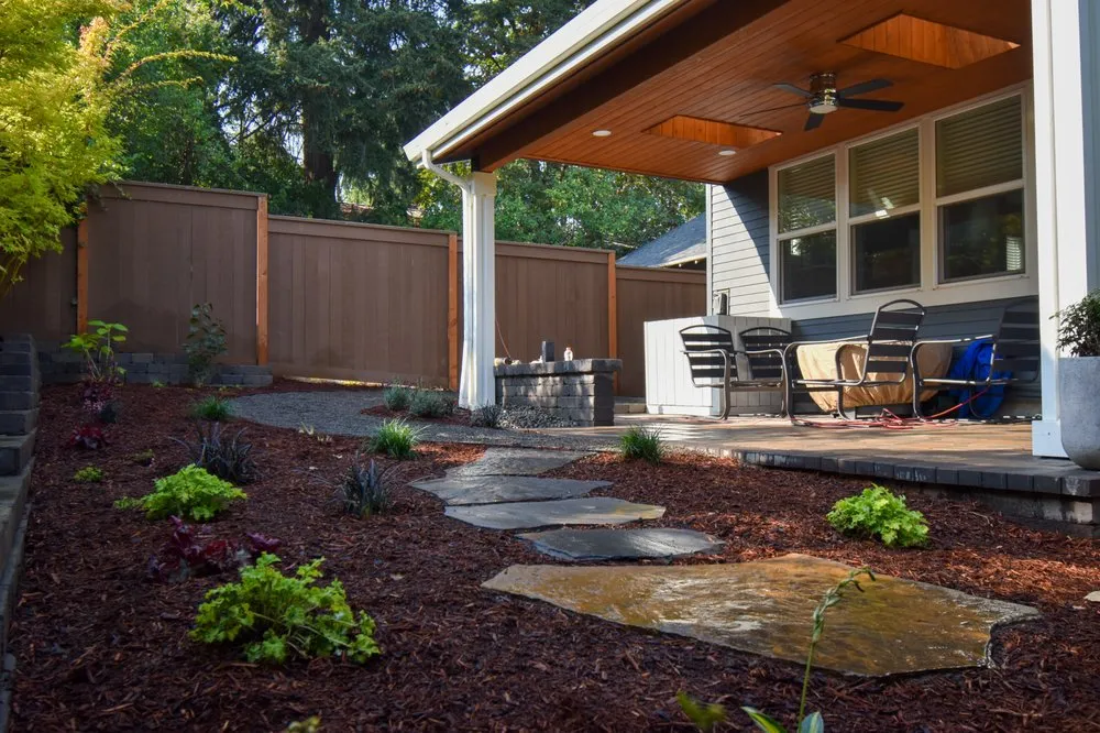 Reliable landscape design in Portland, OR by Prestige Landscape & Tree Service