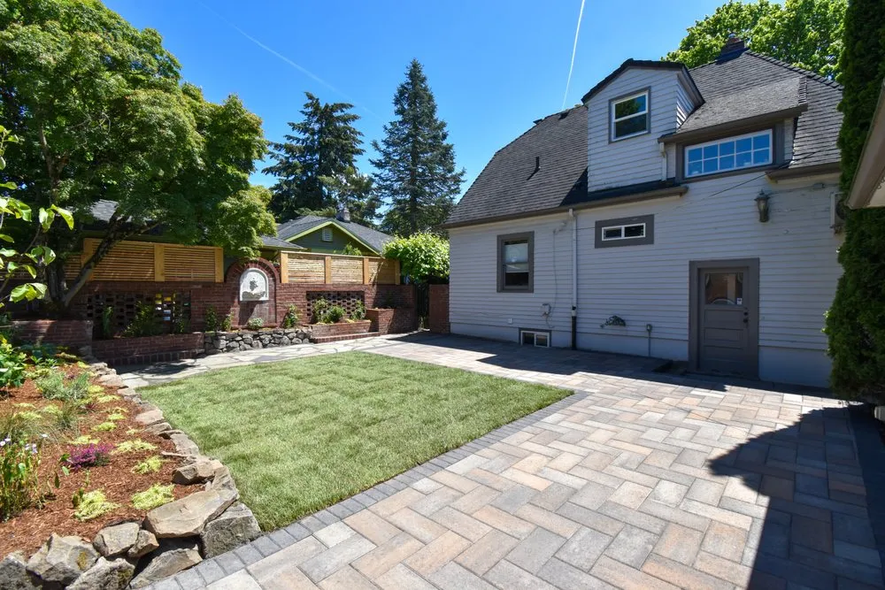 Reliable outdoor landscaping with custom design in Portland, OR by Prestige Landscape & Tree Service