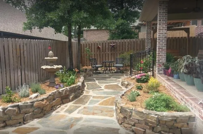 Professional yard cleanup service in Flint, TX by Prestige Landscape