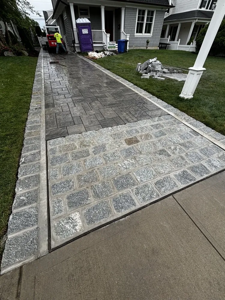 Professional outdoor landscaping in Long Branch, NJ by Prestige Landscaping & Masonry