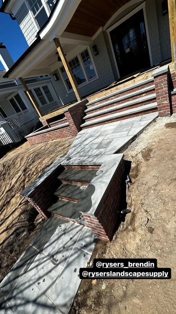 Custom garden landscaping for beautiful yards in Long Branch, NJ by Prestige Landscaping & Masonry