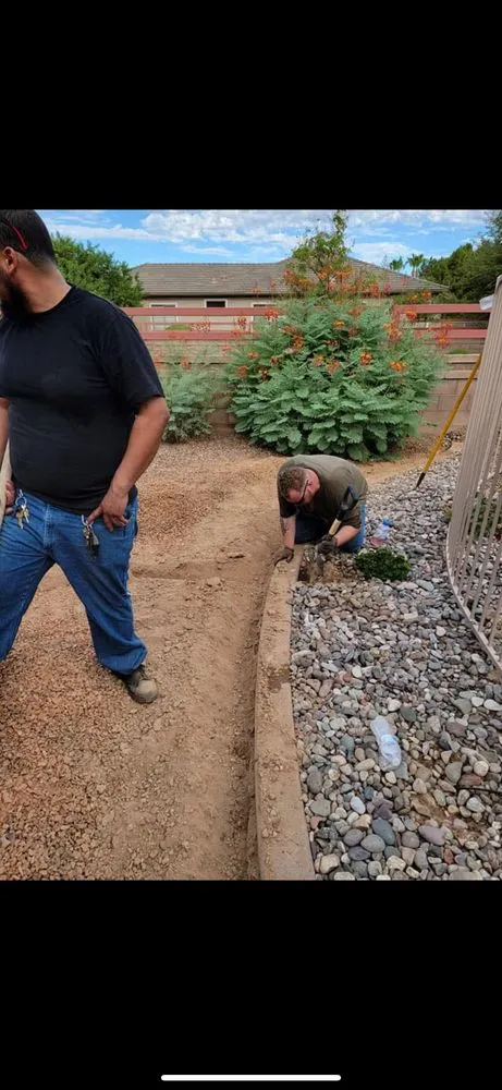 Professional landscape installation for residential properties in Surprise, AZ by Prestige Landscaping & Remodeling