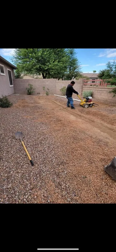Custom garden landscaping for homes in Surprise, AZ by Prestige Landscaping & Remodeling