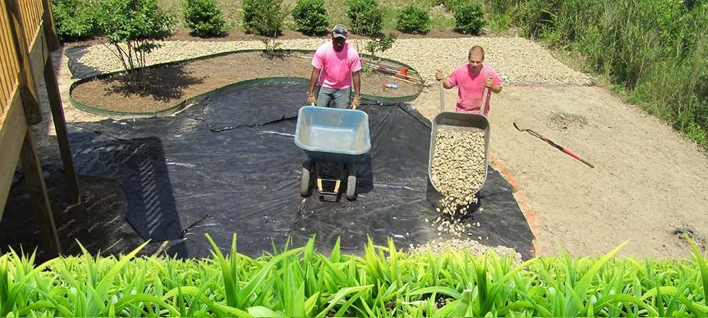 Local outdoor landscaping for beautiful yards in Franklinton, NC by Prestige Landscaping