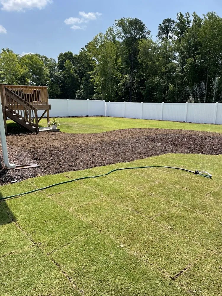 Custom landscape installation for residential properties across Franklinton, NC - Prestige Landscaping