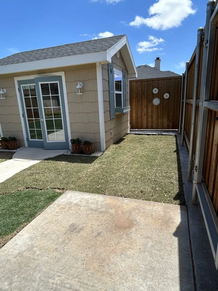 Professional lawn mowing service in Lubbock, TX by Prestige Landscaping