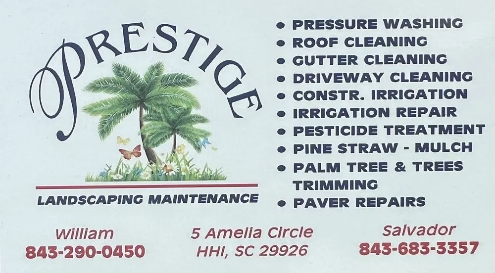 Trusted landscape installation in Hilton Head, SC by Prestige Landscaping Maintenance