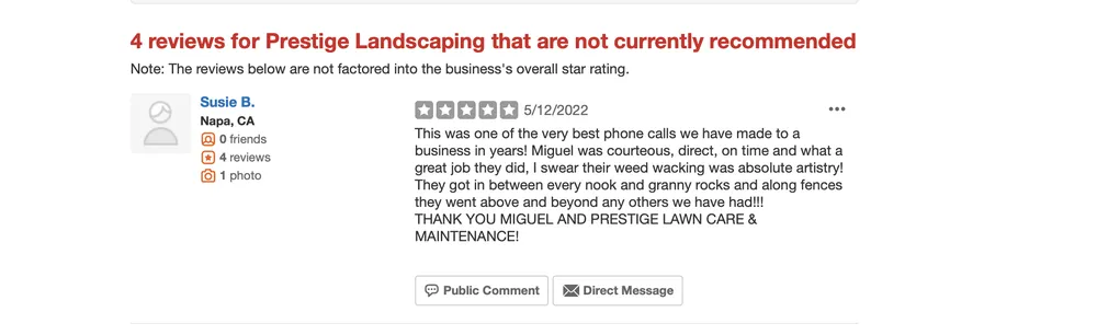 Professional yard cleanup service in Napa, CA by Prestige Landscaping