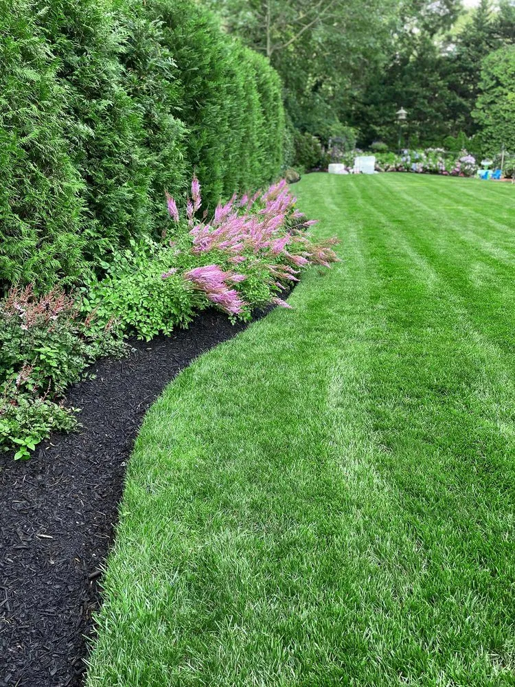 Professional landscape design in Huntington Station, NY by Prestige Lawn Care