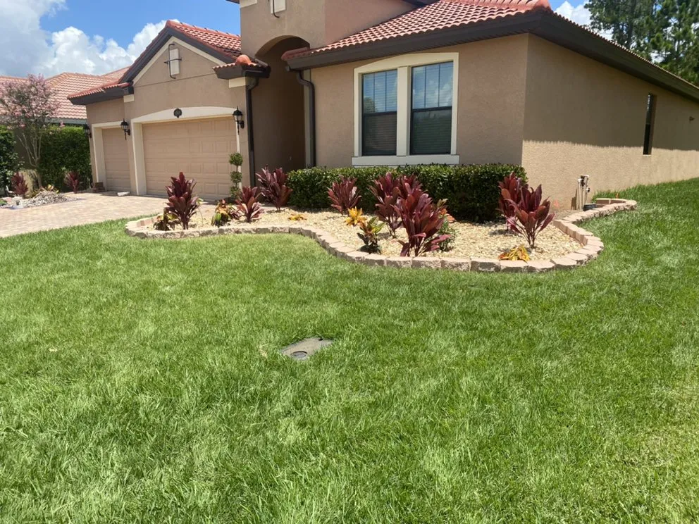 Professional landscape installation for residential properties in Lakeland, FL by Prestige Lawns & Landscaping