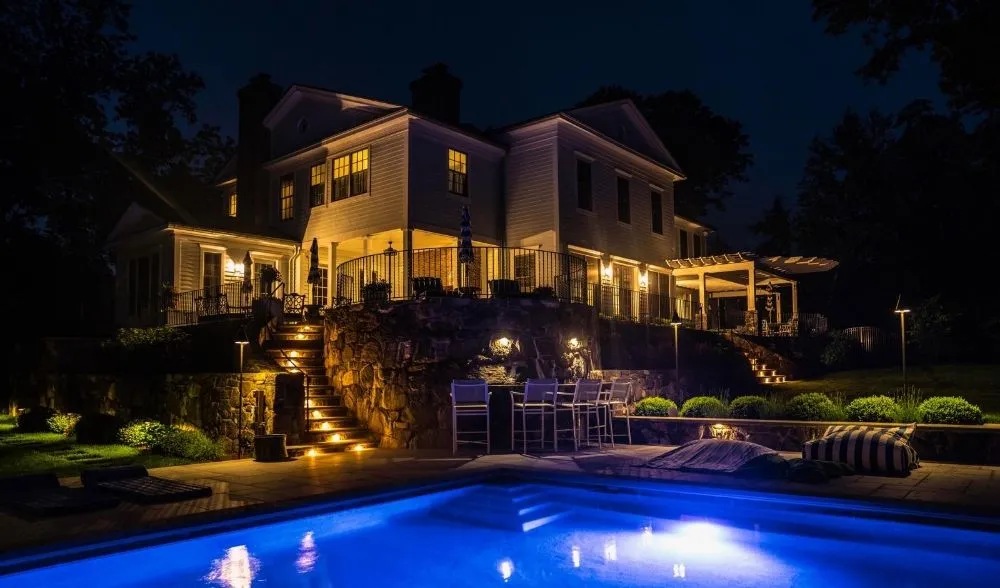 Expert yard cleanup service in Wilton, CT by Prestige Lighting & Design