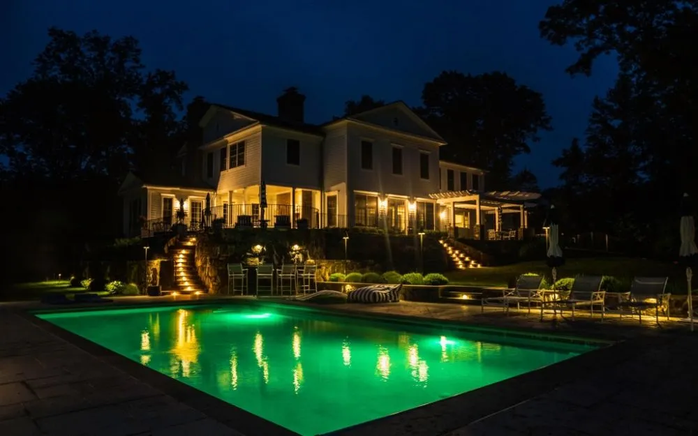 Custom landscaping services for outdoor upgrades across Wilton, CT - Prestige Lighting & Design