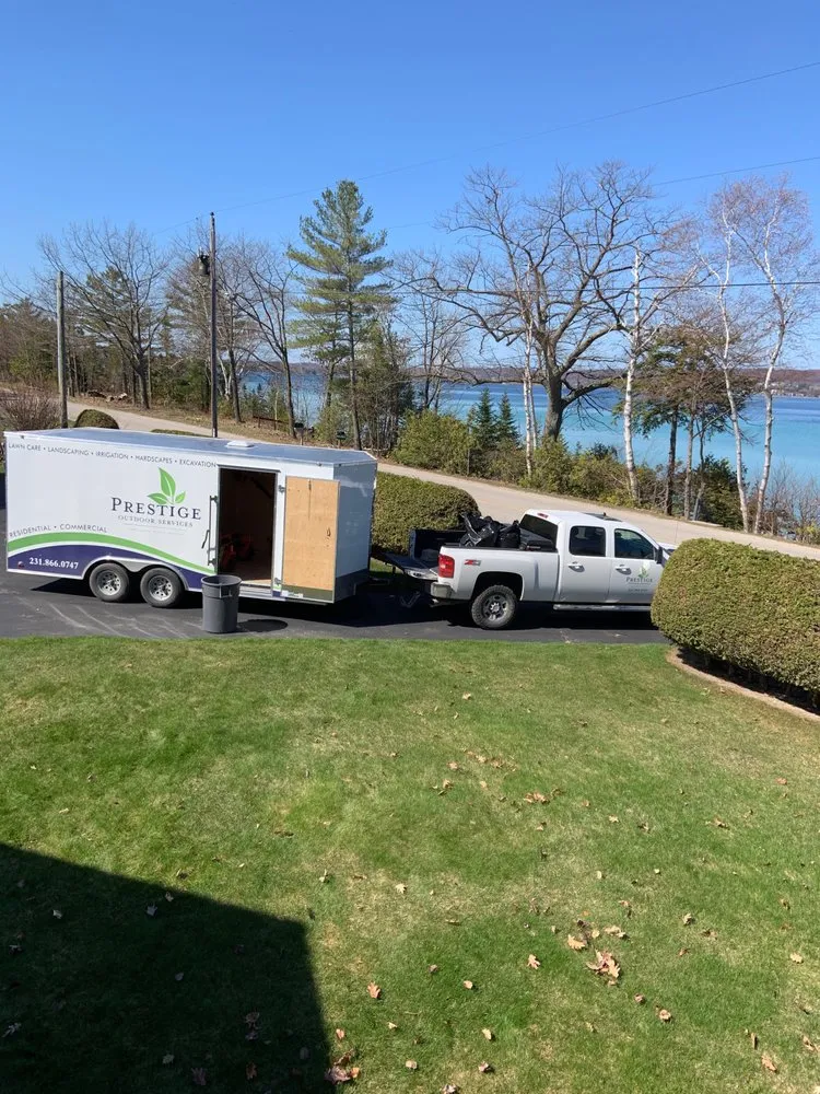 Local lawn mowing service for year-round maintenance across Suttons Bay, MI - Prestige Outdoor Services