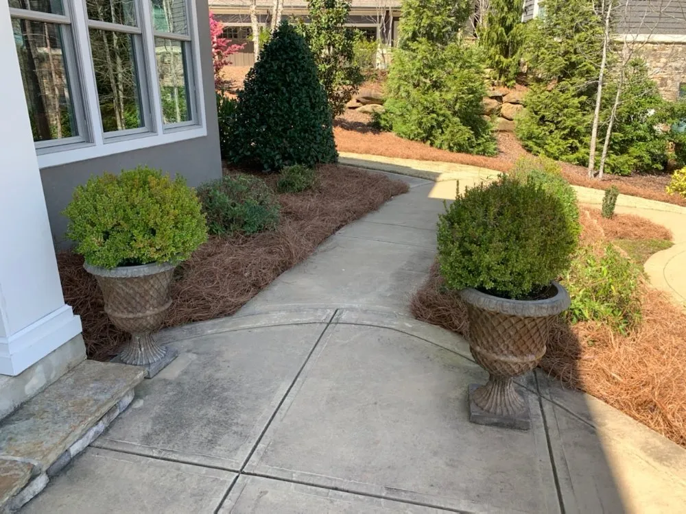 Affordable lawn mowing service in McIntyre, GA by Prestige Pinestraw & Outdoor Solutions