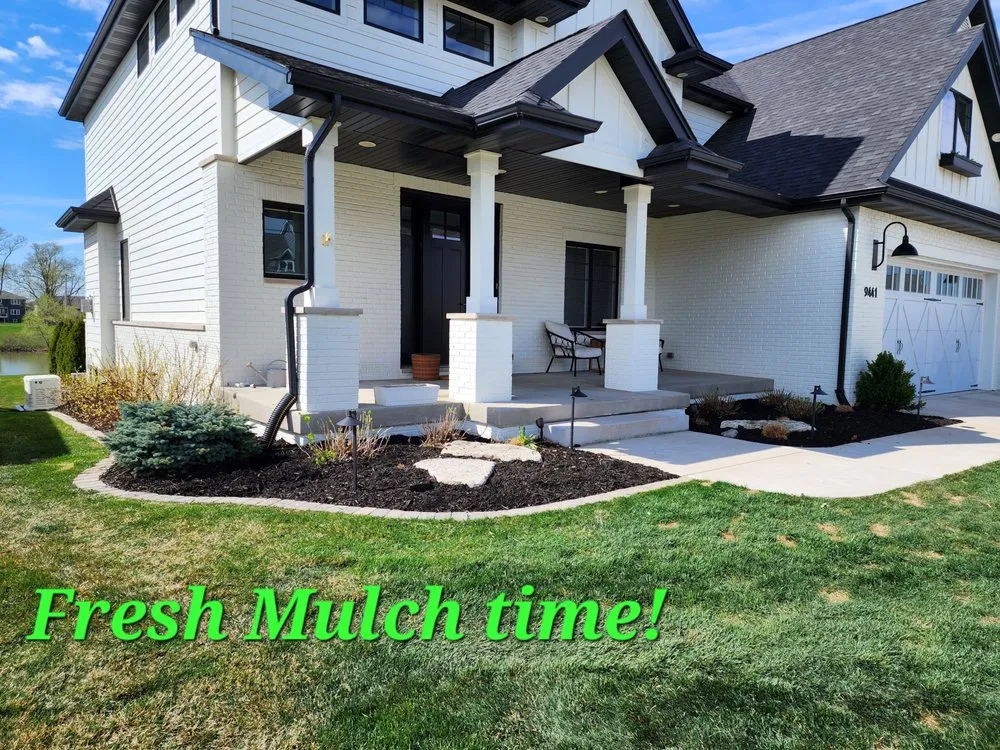 Affordable residential landscaping in Schererville, IN by Prestige Property Service