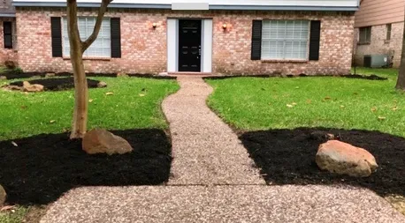 Professional landscape design in Houston, TX by Prestige Service Group