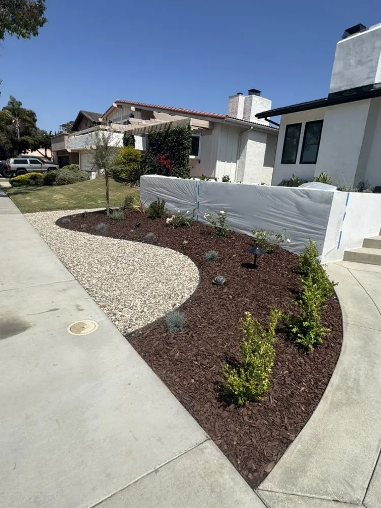 Professional garden landscaping for year-round maintenance in Stanton, CA by PrestigePro Landscape
