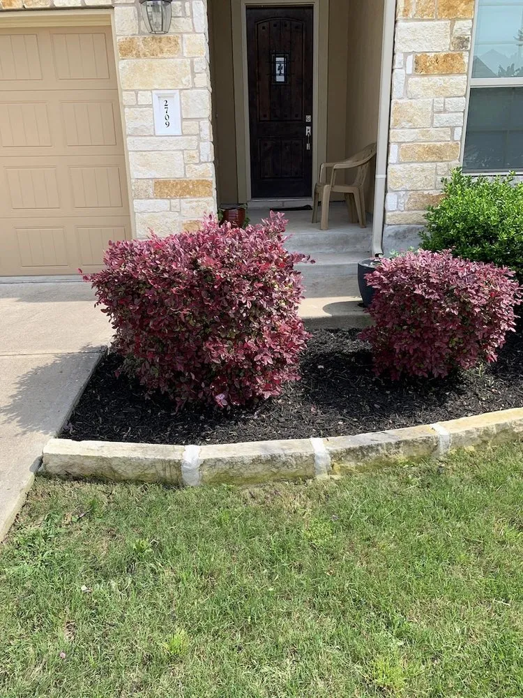 Top-rated garden landscaping in Round Rock, TX by Prestigious Lawns