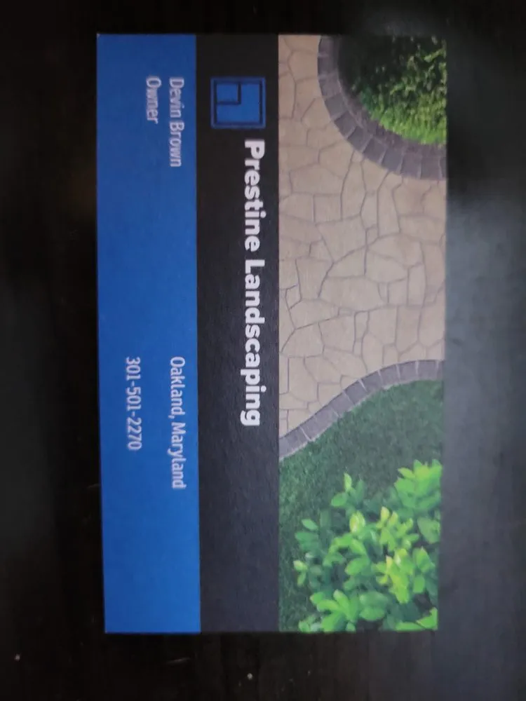 Local yard maintenance with custom design in Oakland, MD by Prestine Landscaping
