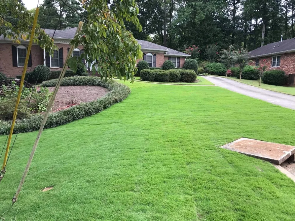 Expert landscape installation in Brookhaven, GA by Presto Lawn Care