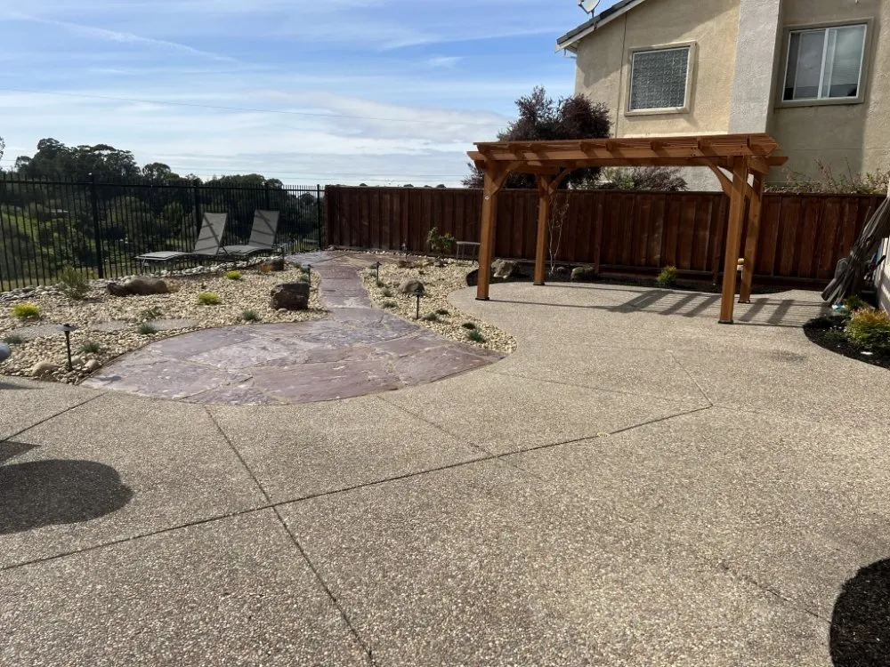 Custom landscape installation for residential properties in Castro Valley, CA by Preston Landscaping