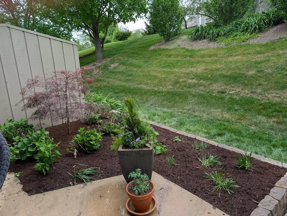 Expert residential landscaping with custom design in Harvard, IL by Pretty Stone Landscaping and Design