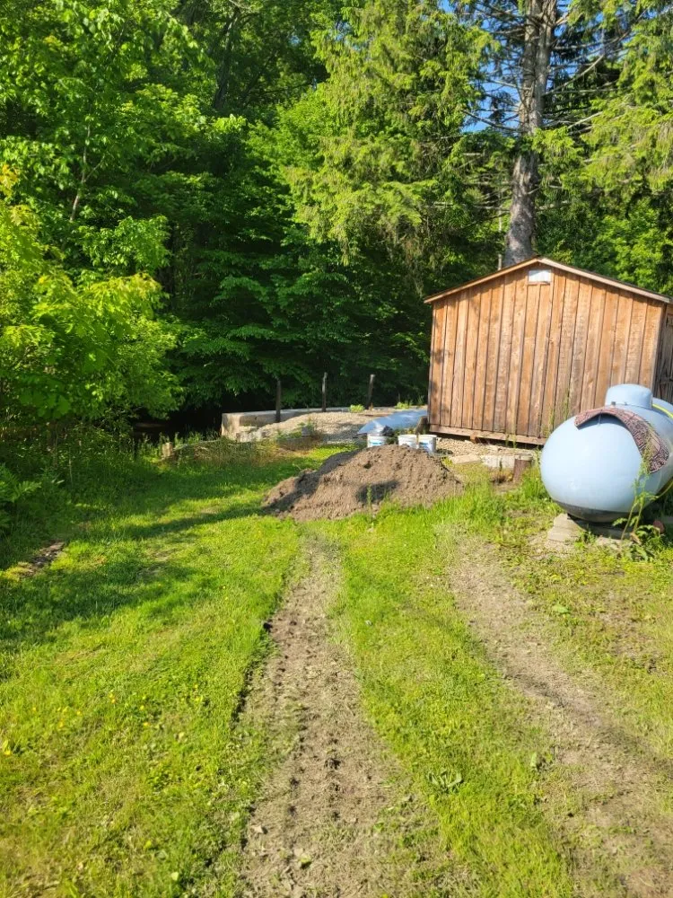 Professional garden landscaping with custom design in Union City, PA by Price Point Lawn Care and Landscaping