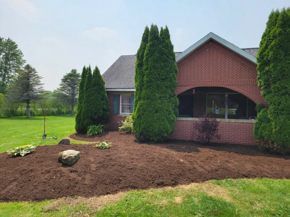 Affordable residential landscaping in Union City, PA by Price Point Lawn Care and Landscaping