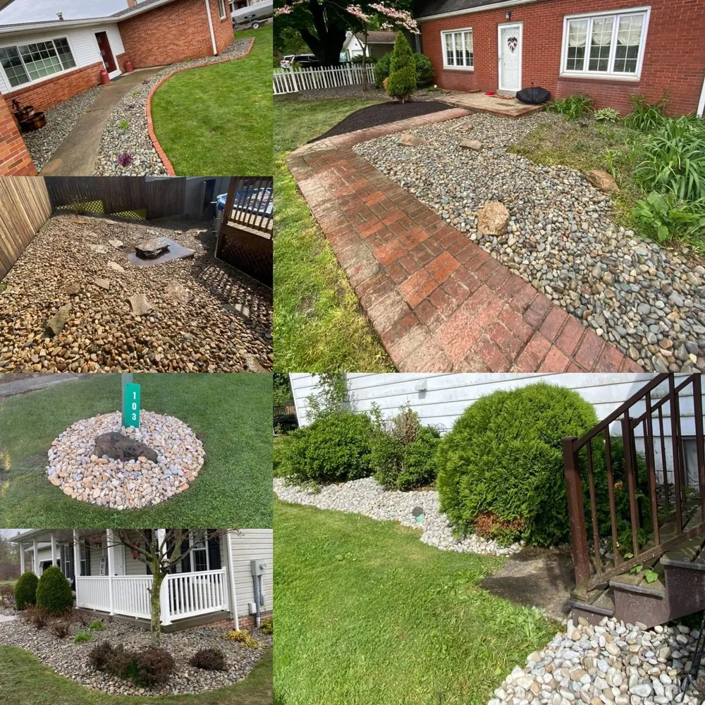 Custom lawn mowing service with custom design in Ford City, PA by Price’s Landscaping Services