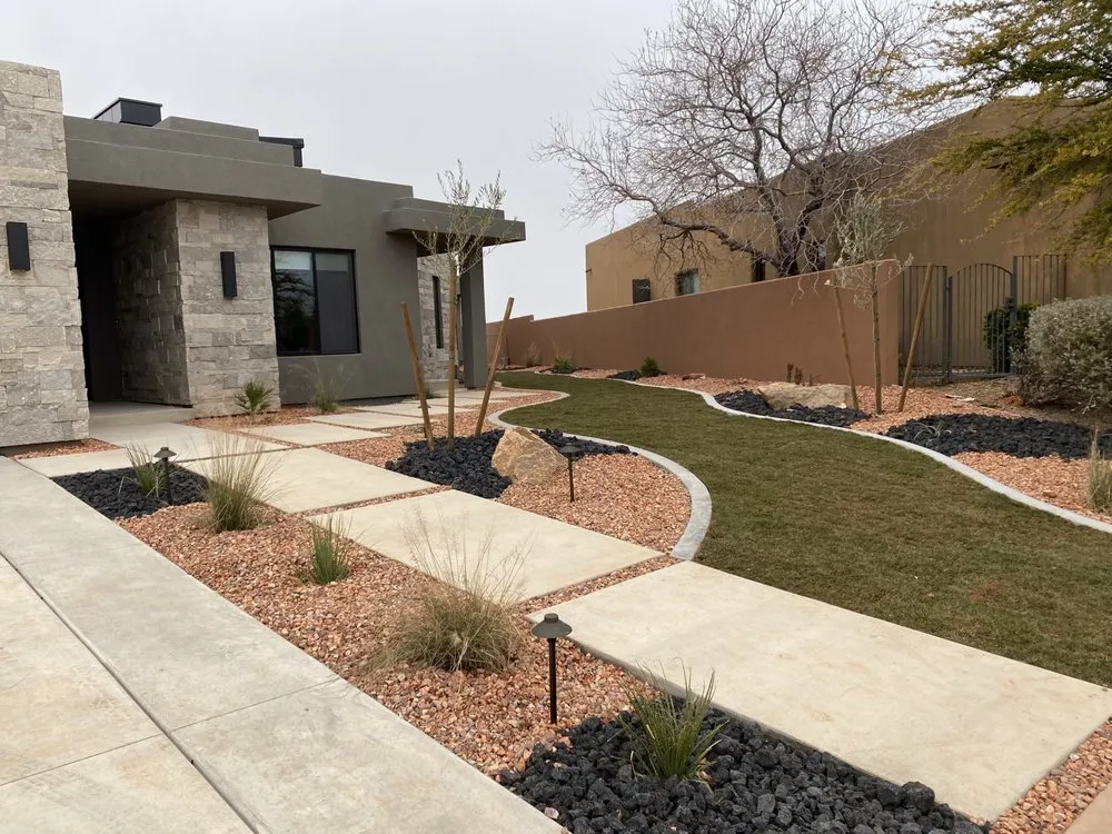 Affordable garden landscaping for beautiful yards in Washington, UT by Prickly Pear Landscaping