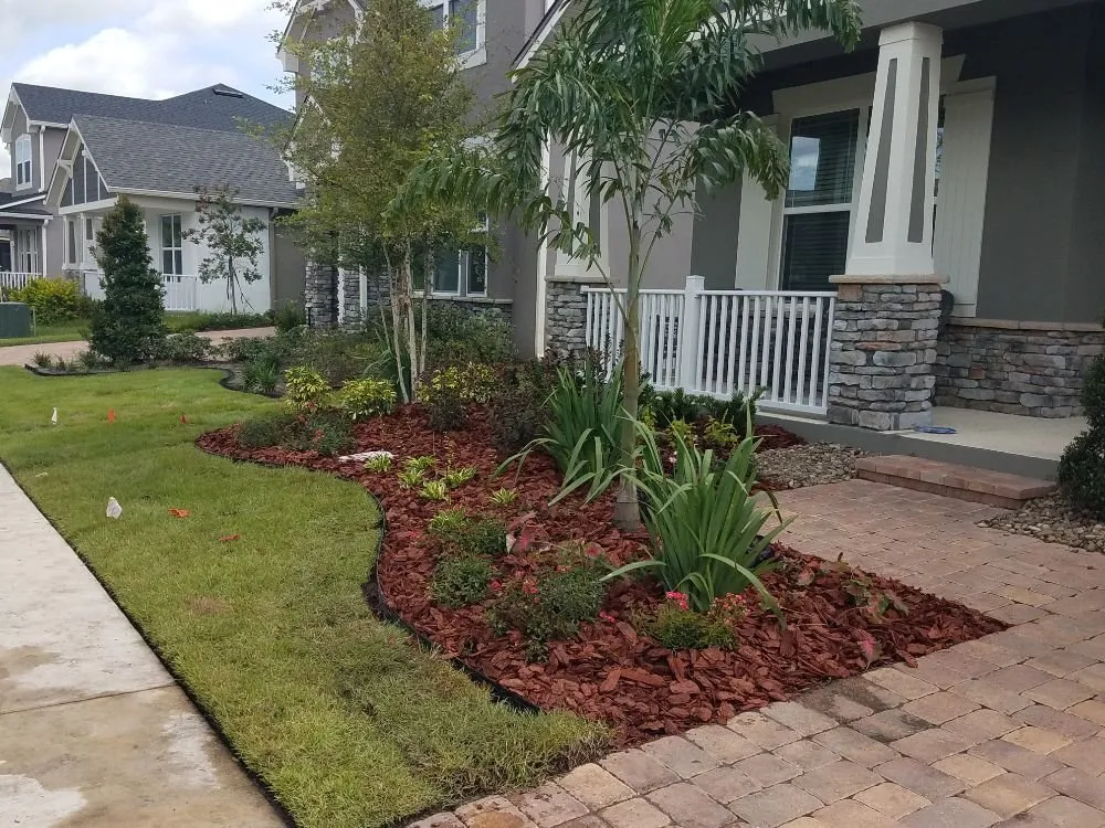 Local landscape installation in Aloma, FL by Pride Landscaping