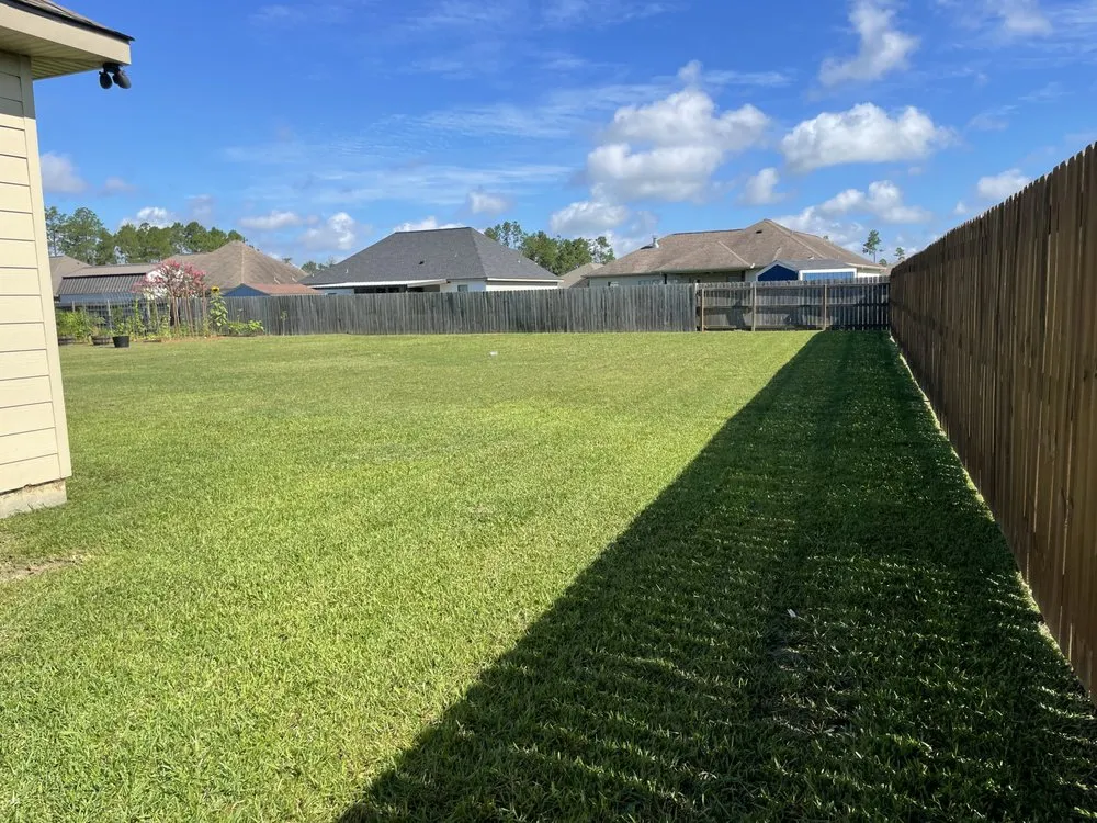 Trusted lawn mowing service with custom design in Lake Charles, LA by Pride Lawn Services