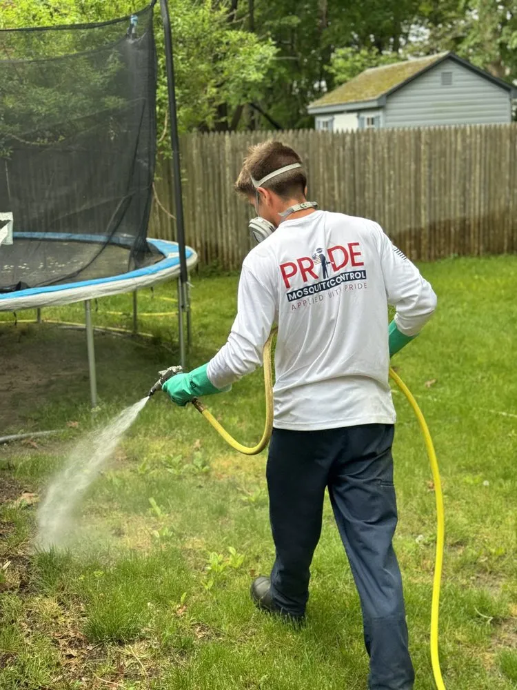Professional residential landscaping with custom design in Mastic, NY by Pride Mosquito Control