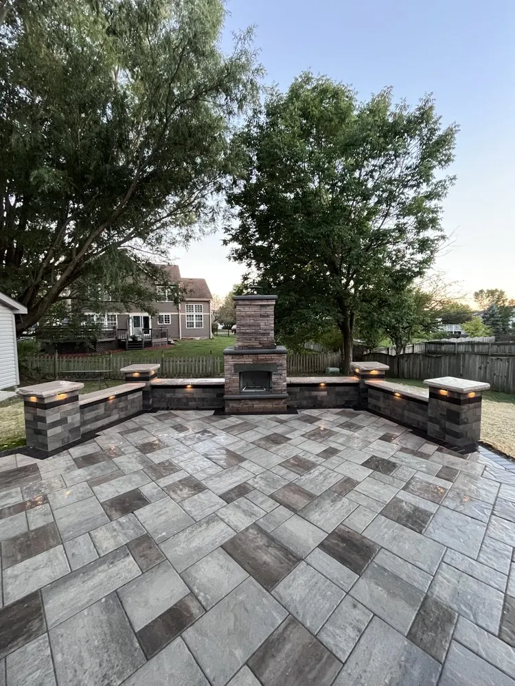 Professional landscape installation in West Chicago, IL by Primal landscape