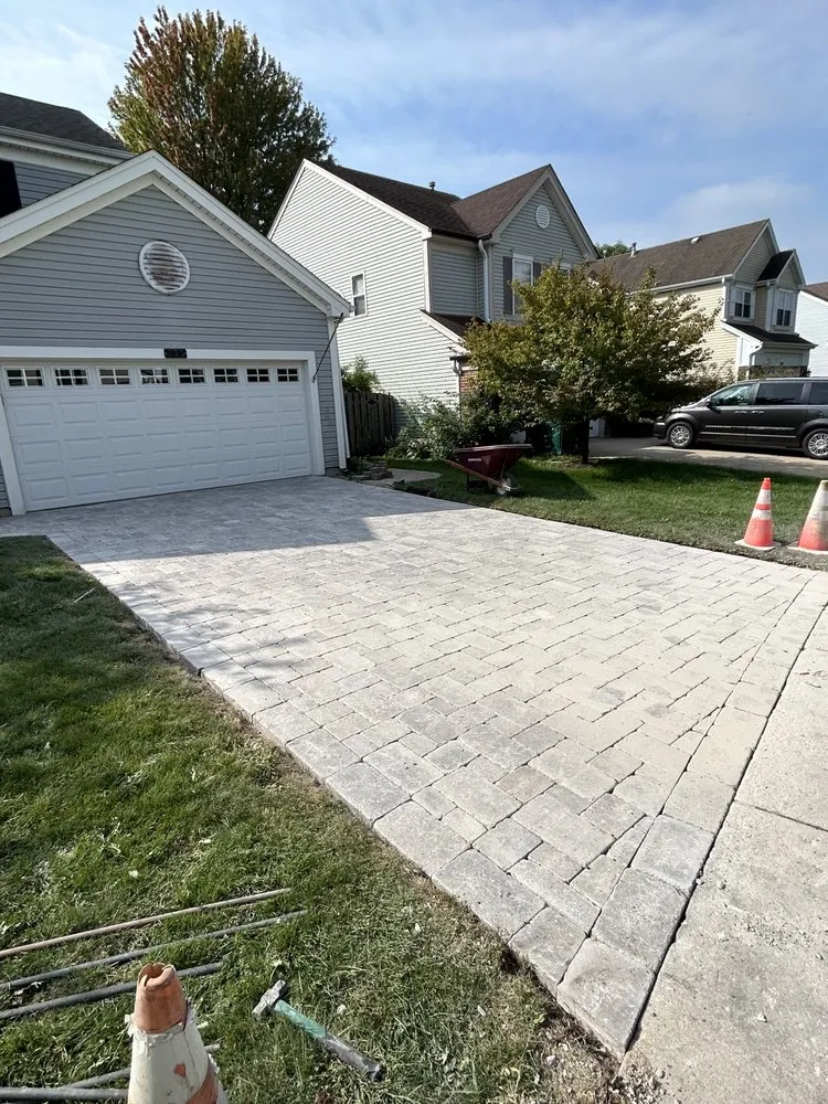 Professional landscape installation in Oswego, IL by Prime Cut Lawn Care