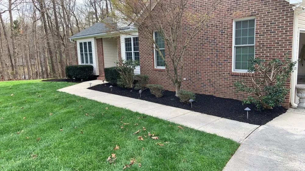 Professional garden landscaping in Graham, NC by Prime Cuts