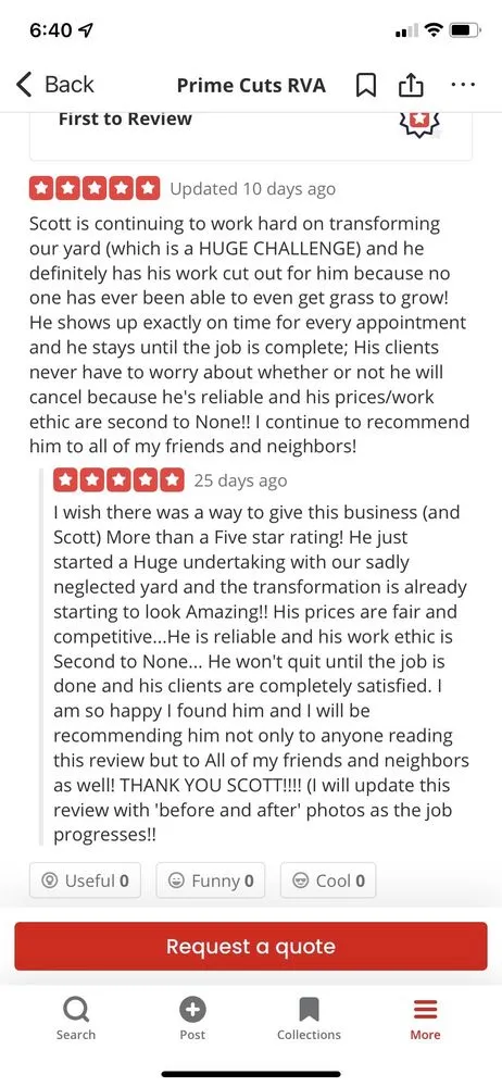 Reliable yard cleanup service for year-round maintenance in Glen Allen, VA by Prime Cuts RVA