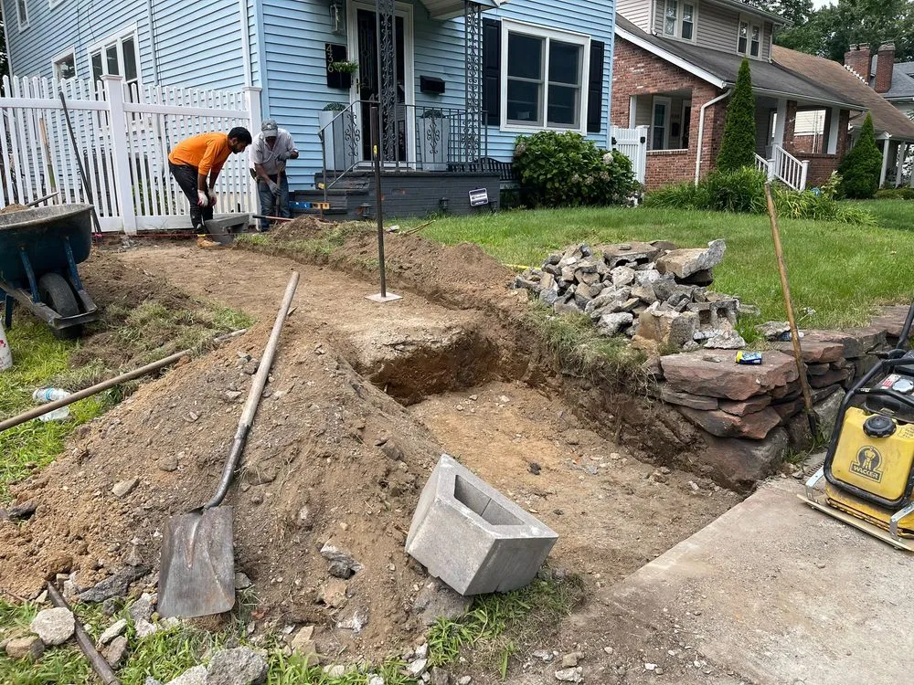 Affordable landscape installation with custom design in Nanuet, NY by Prime Landscaping & Snow Removal