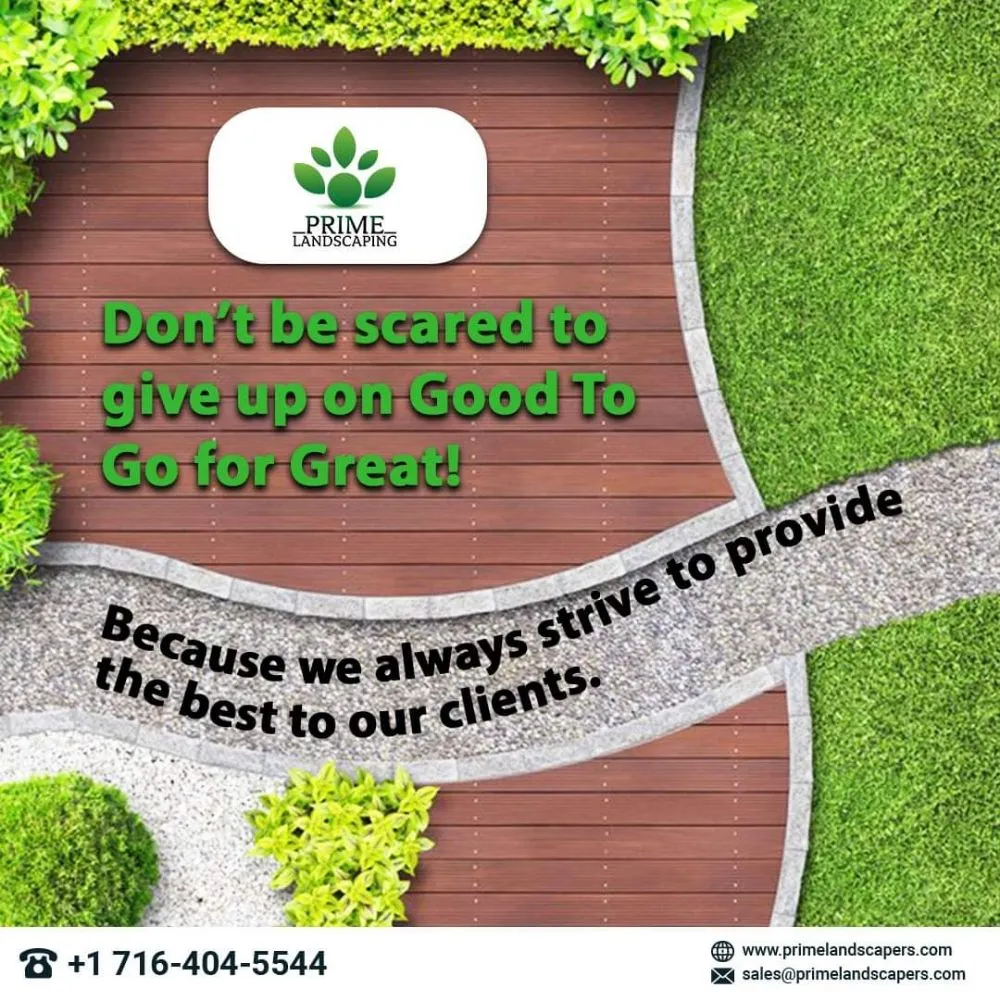 Local garden landscaping for year-round maintenance in Buffalo, NY by Prime Landscaping