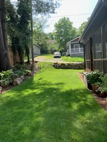 Custom lawn mowing service with custom design across Candler, NC - Prime Lawn Services